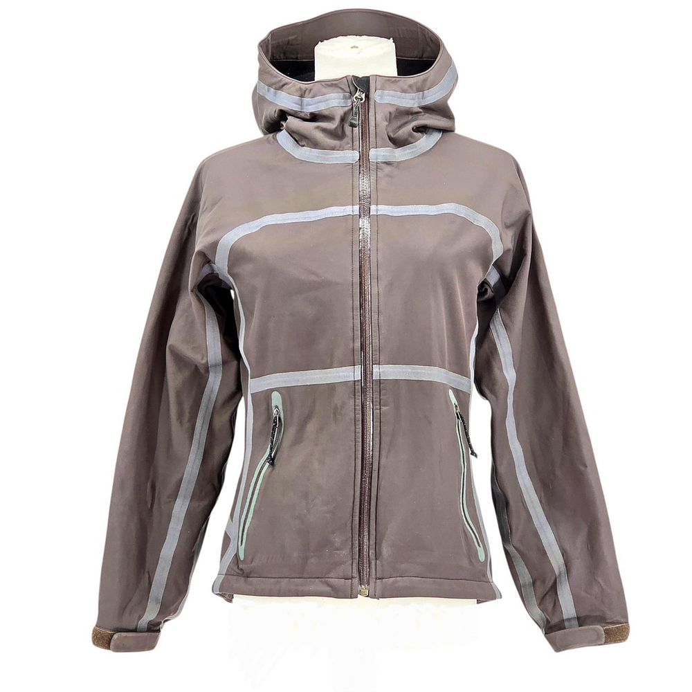 Gorp Outdoor Research Mithril Stormshell Jacket Women’s XS Hooded Hiking Gray